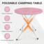 Table bistro ronde et pliante pour les fêtes et les événements en plein air avec plateau en PEHD durable-334525623