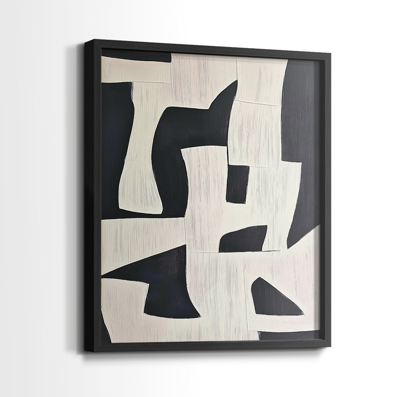 "ABSTRACT Series DCI" par J Paul, Noir, noir, noir, noir, H 11 po x l 9 po