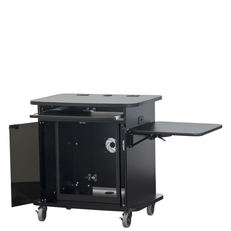 33'' H x 50.5'' W Laptop/Tablet Storage Cart with Wheels