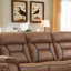 3 Seater Faux Leather Reclining Sofa