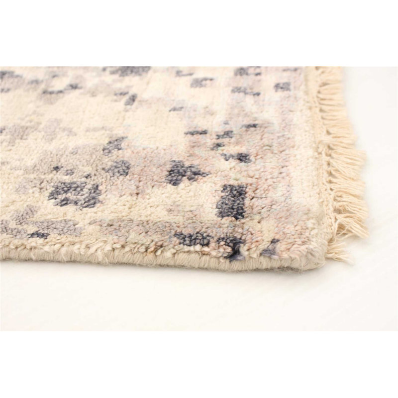Fıratcan One-of-a-Kind 3'10" X 5'11" 2010s Wool Area Rug in Cream
