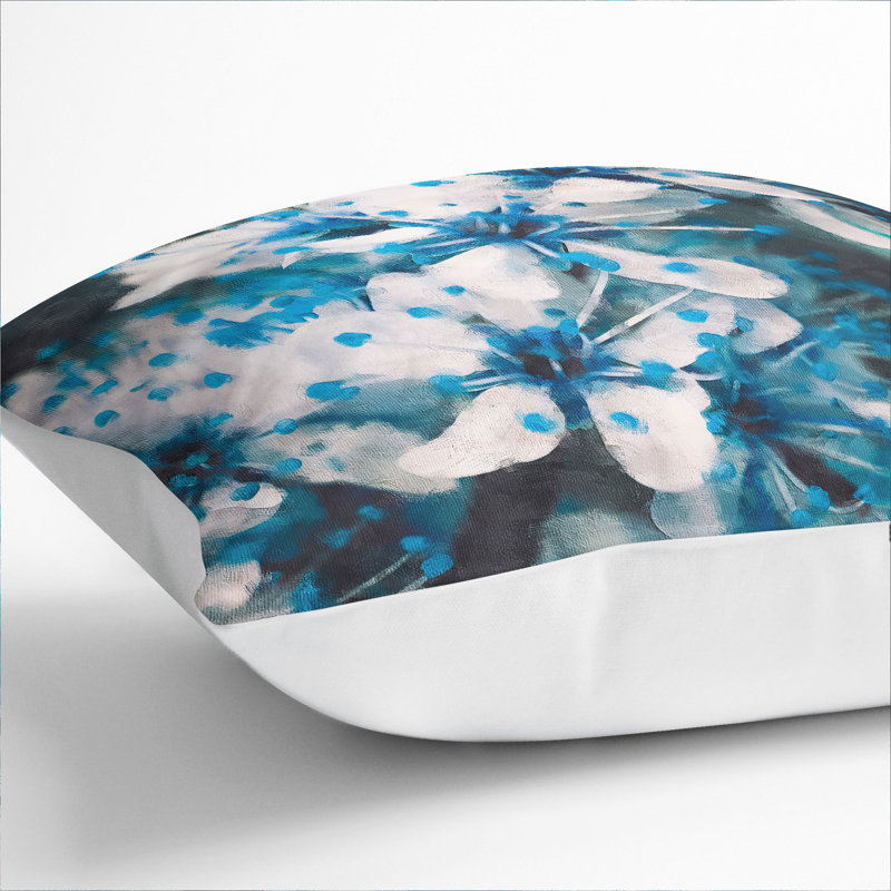 Square Cushion, 40cm H x 40cm W x 15cm D, White