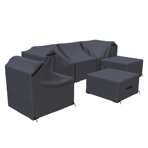 Eudy Rattan Sectional Seating Group Cover