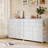 Modern Dresser for Bedroom with 12 Drawer Chests of Drawers for Hallway Entryway Storage Organizer Unit with Fabric Sturdy Metal Frame Wood Tabletop Easy Pull Handle-426714670