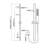 Stainless Steel Adjustable Handheld Showerhead-104828625