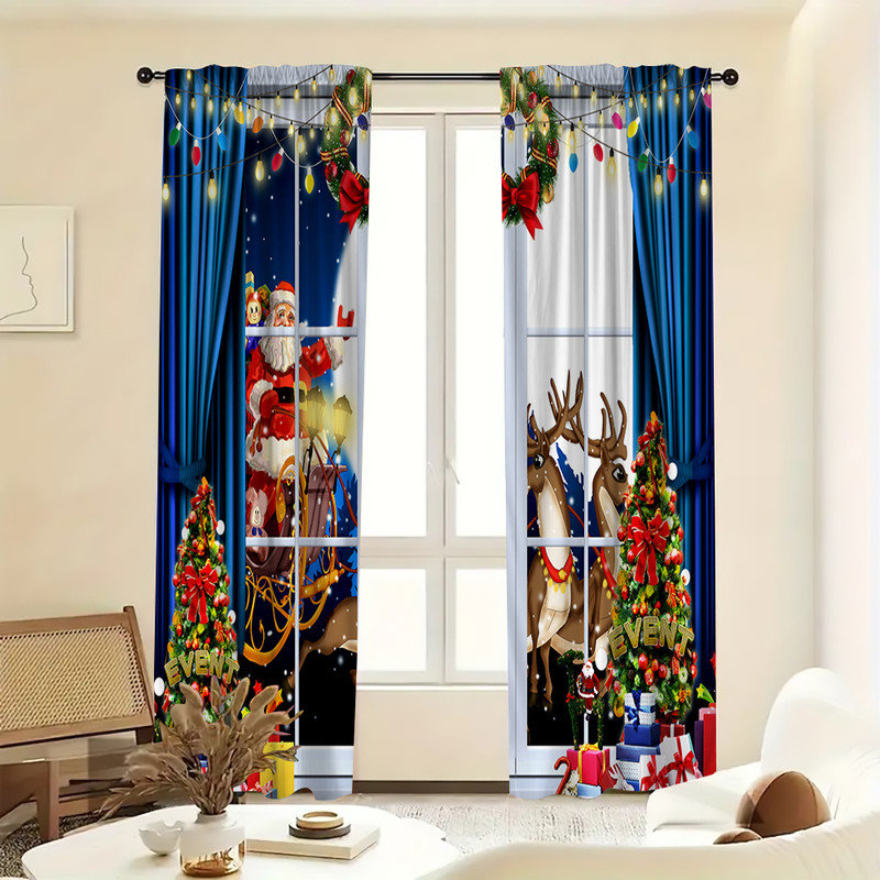 ROD POCKET CURTAIN, 51" W x 63" L