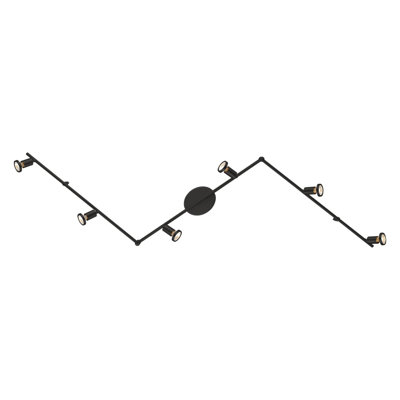 Ensemble de rail d'éclairage 5 po 6 lumières Maywood