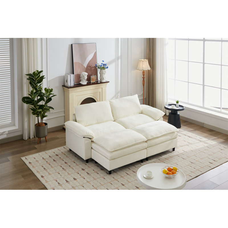 Sofa, Beige Linen