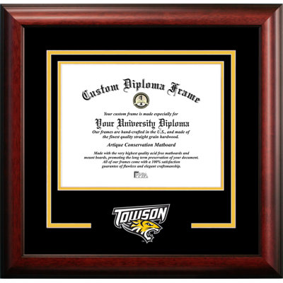 Cadre de diplôme d’esprit towson tigers NCAA