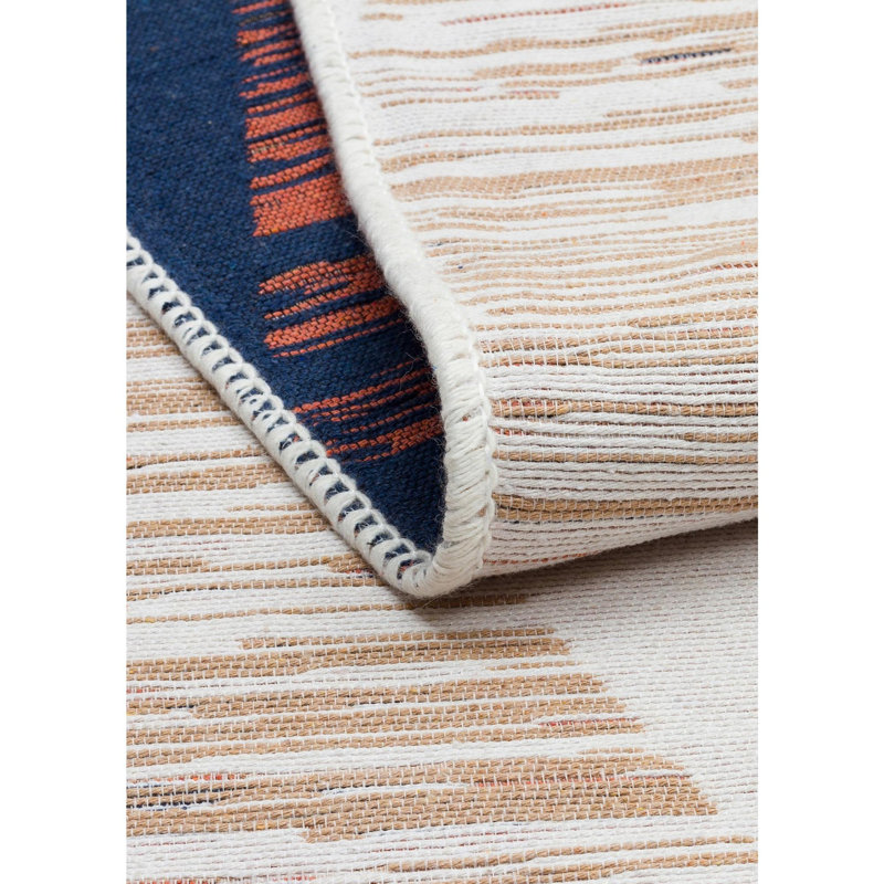 Selina Cotton Flatweave Area Rug, Rectangle 120 x 180cm