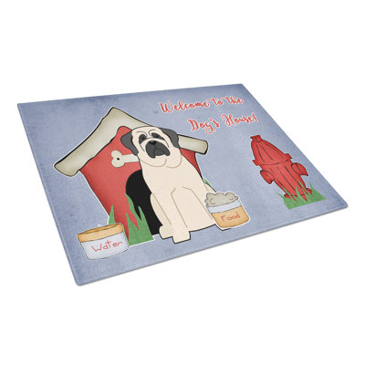 Planche à découper en verre trésors caroline Dog House