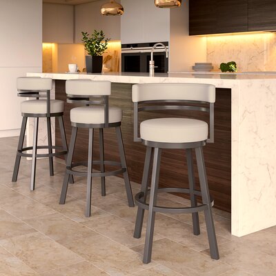 Latitude Run® Candless Swivel Counter and Bar Stool & Reviews | Wayfair