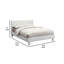 Lit simple Legy, revêtement en similicuir blanc capitonné-117559393-117559396