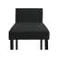 Chaises capitonnées moelleuses 5 pièces brun