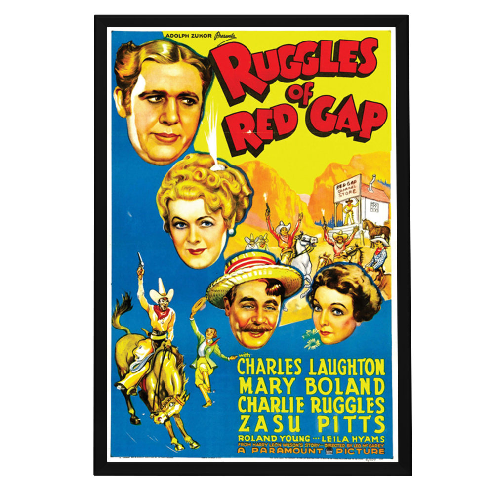 Red Barrel Studio Ruggles Of Red Gap (1935) Framed On Paper Poster ...