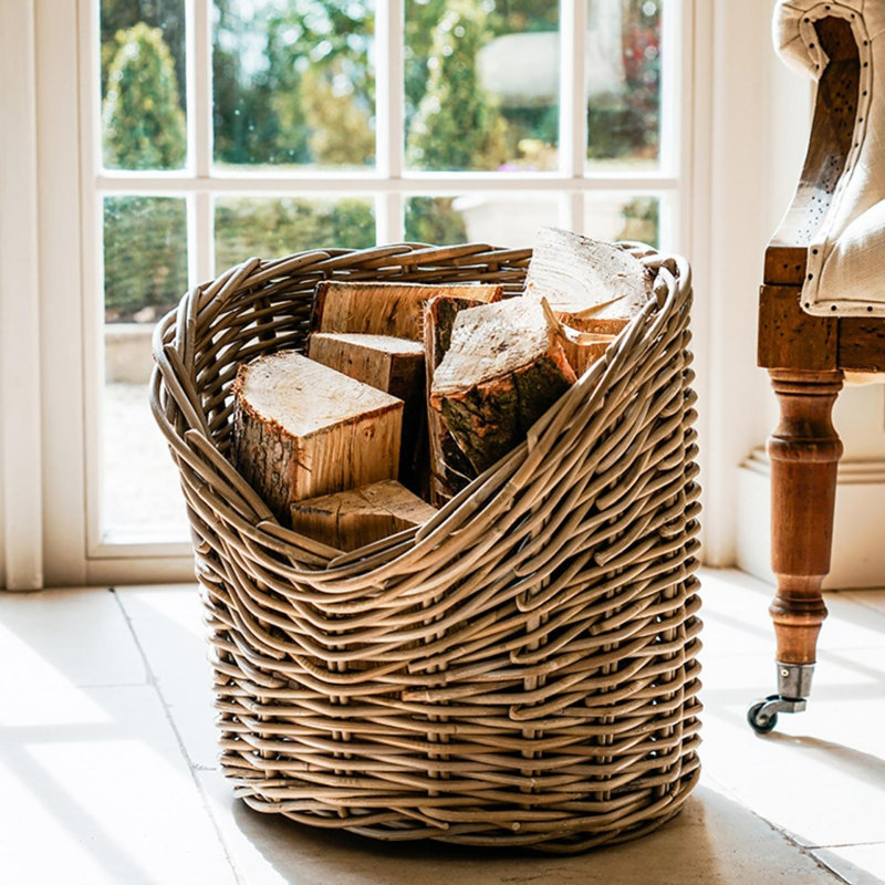 Wicker Log Carrier