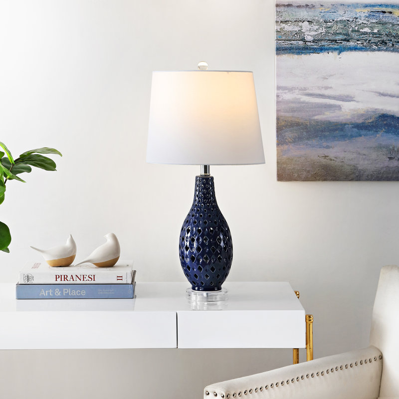 Adene Table Lamp, Navy