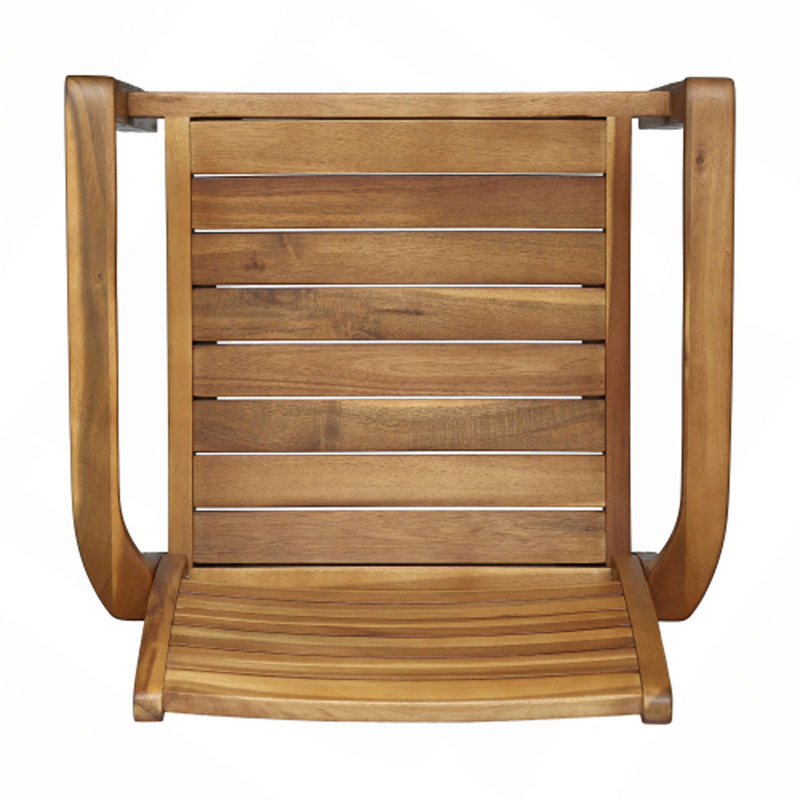 Chaise de salle à manger d'extérieur, Bois d'acacia