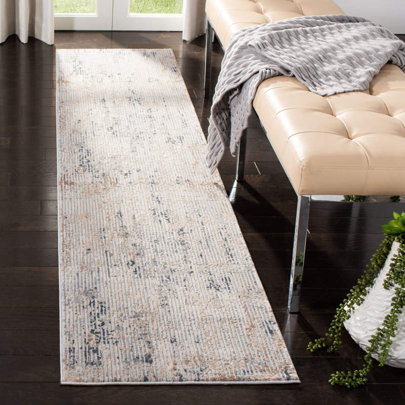 Chism Abstract Hand Woven Area Rug, Runner 61 x 244 cm