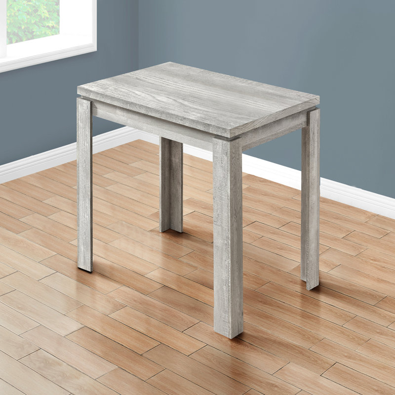 Table de salle à manger, rectangulaire, 48 po, petite, cuisine, salle à manger, stratifié gris, contemporain, moderne, Gris