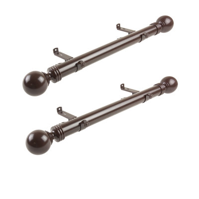 SantaMarina Stainless Steel 1.5'' Double Curtain Rod