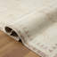 Tapis traditionnel beige / ivoire lavable à la machine-1171824245