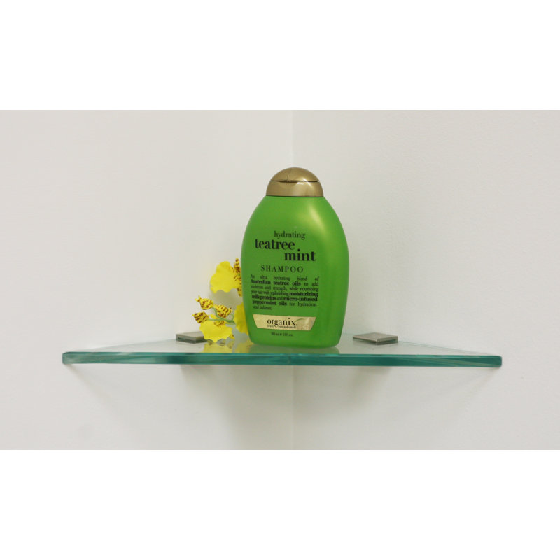 Tablette de douche Fryman, Nickel brossé, 10 po