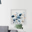 Blue Flower Fields 1 Piece Single Picture Frame Painting-658364478