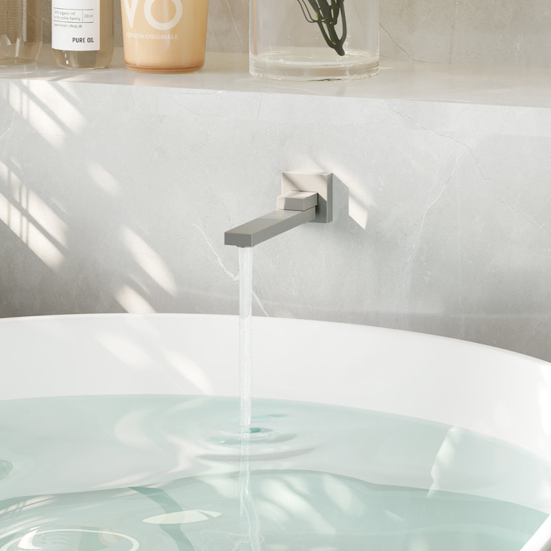 Brushed Nickel Ceiling Mounted Rain Shower System with Handheld