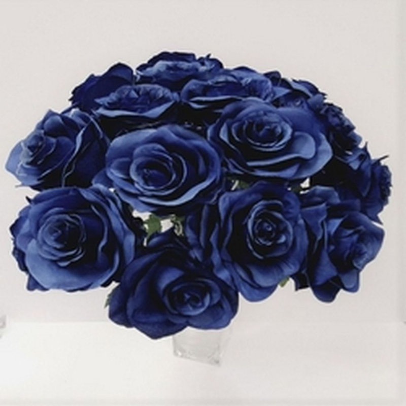 Rosiers, Bleu, H 18 po x l 15 po x P 15 po