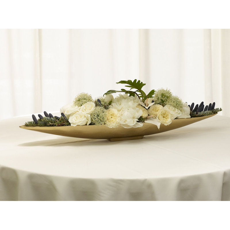 Murphys Metal Decorative Bowl, 40.25" H x 8" W x 4" D