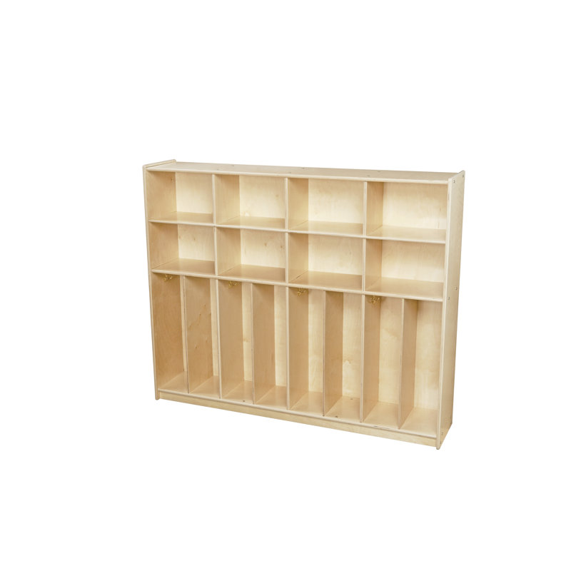 Contender Birch Neat-N-Trim Lockers (60"W) RTA, No, 49" H x 60" W x 12" D
