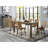3-Door Rustic Oak Server For Dining - Spacious Shelf Space Dishes Finish Storage With Custom Options