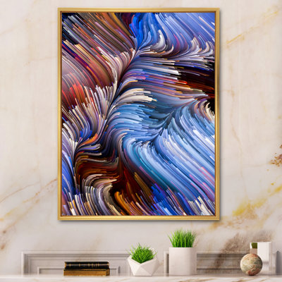 Élégance de liquide Art III - décoration murale moderne en toile