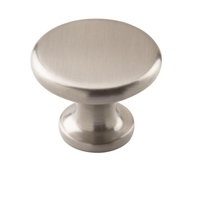 Everyday Heritage 1-1/2 inch (38mm) Diameter Satin Nickel Cabinet Knob
