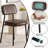 Stylishly Upholstered Tufted Faux Leather Dining Chair: Comfort Meets Elegance-693852833