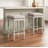 Backless Sqaure Counter Stool Set Of 2
