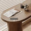 Bureau d'écriture en bois de frêne brun foncé-863885096