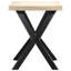 Candleick Mango Rectangular Wood Top Dining Table