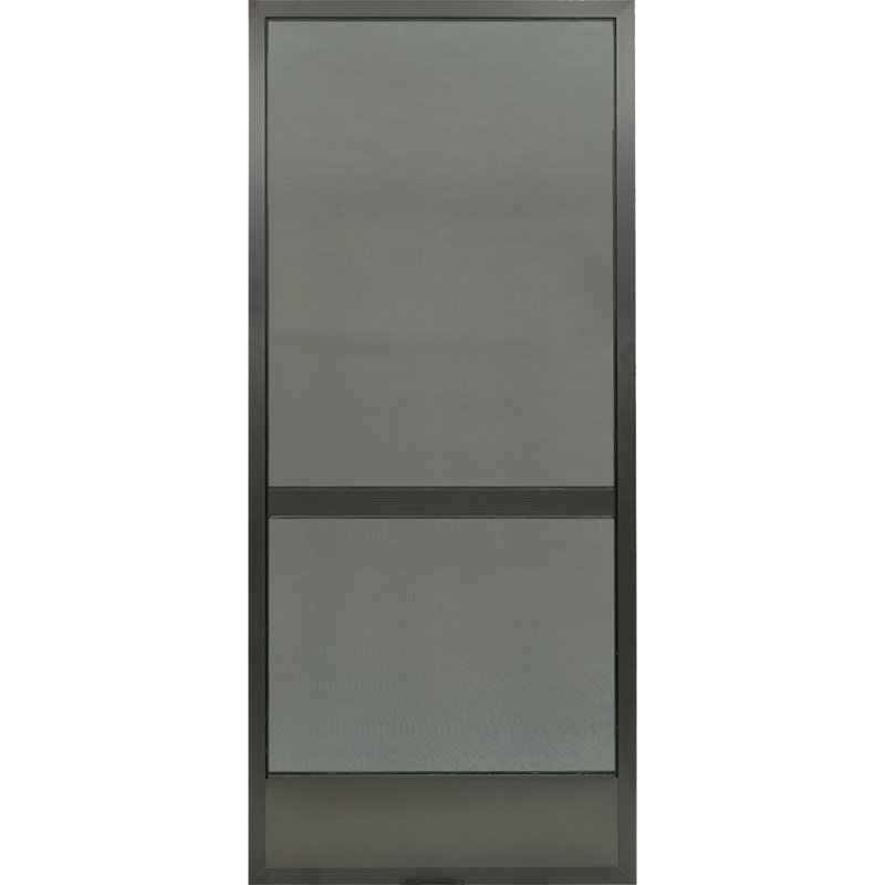Porte moustiquaire en aluminium, Bronze, 36 po x 80 po