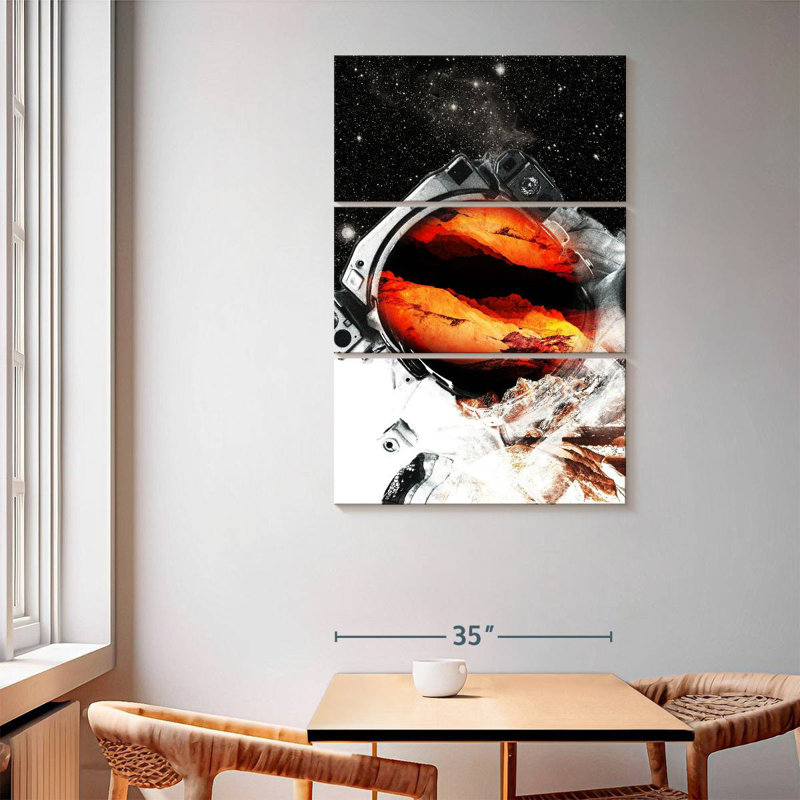 Oberle Mars Odyssey, 65" H x 42" W