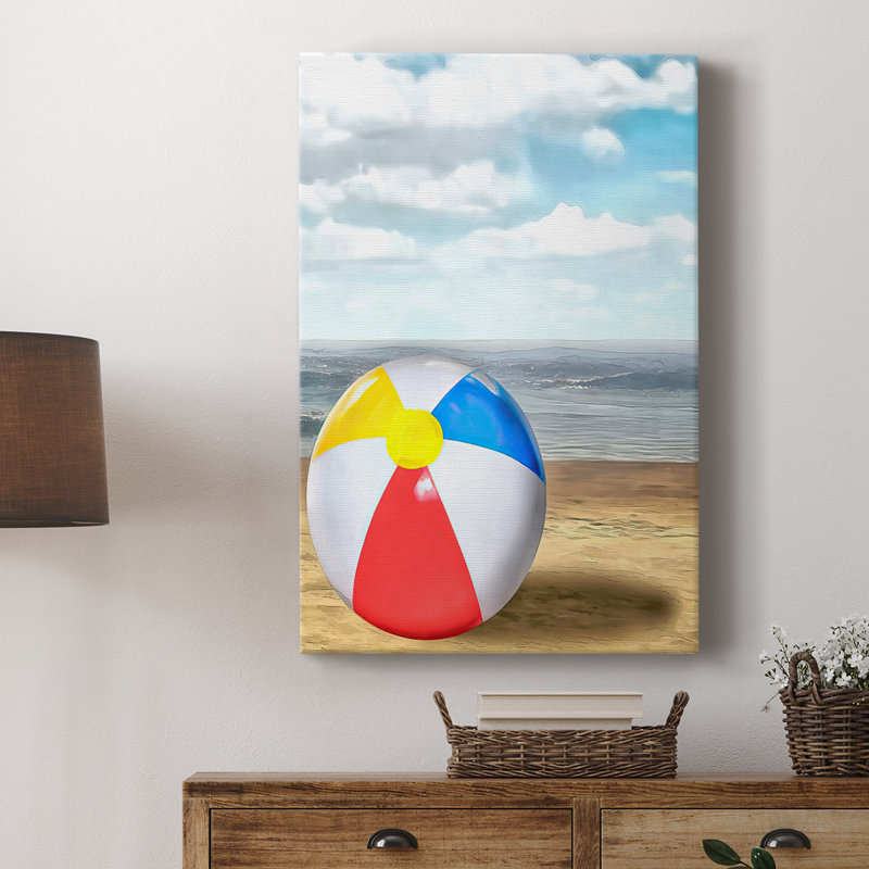 Beach Ball II - galerie sur mesure, H 18 po x l 12 po