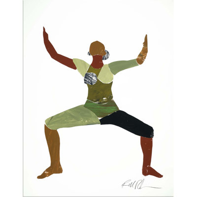 «Yoga - Goddess» par Robert Robinson - peinture sur toile tendue