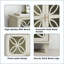 Buffet, armoire de salle de bain autoportante avec portes en verre trempé, console de cuisine rétro moderne, armoire de rangement décorative à 2 portes