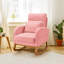 Chaise berçante en bois massif EROMMY-103404979