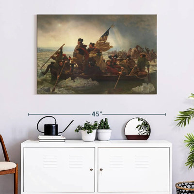 Washington Crossing The Delaware Canvas Print