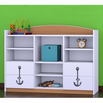 Julius 92 cm H X 129 cm W Kids Cube Bookcase