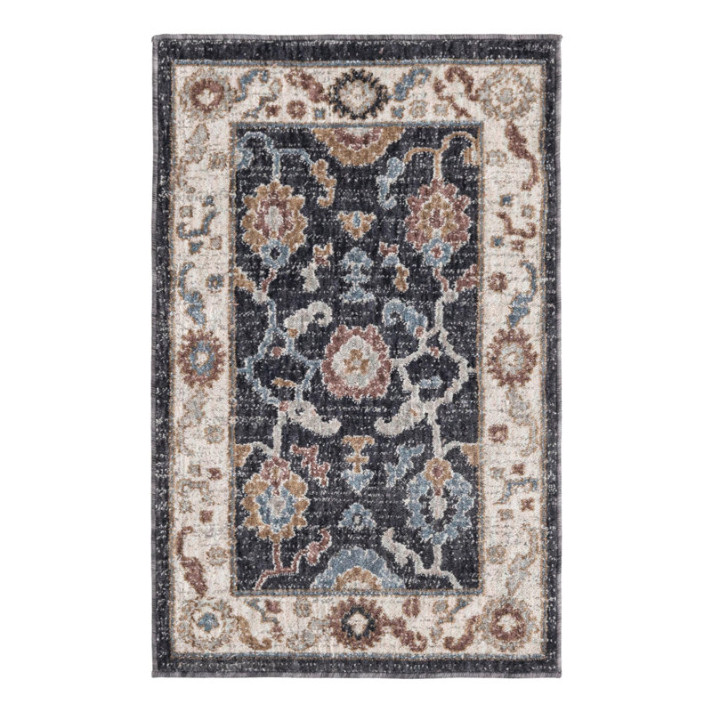Erica Floral Indoor Rug, Rectangle 2' x 3'
