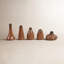 Vases décoratifs modernes en grès et en céramique avec des silhouettes élégantes et des formes courbes élégantes - ensemble de 5-453412197
