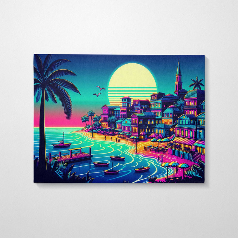 Superbe peinture sur toile décorative de 19,7 po x 27,6 po | 100% toile, cadre 100% bois (épaisseur: 1,2 po) | Parfait pour les amateurs de décoration intérieure et d'art